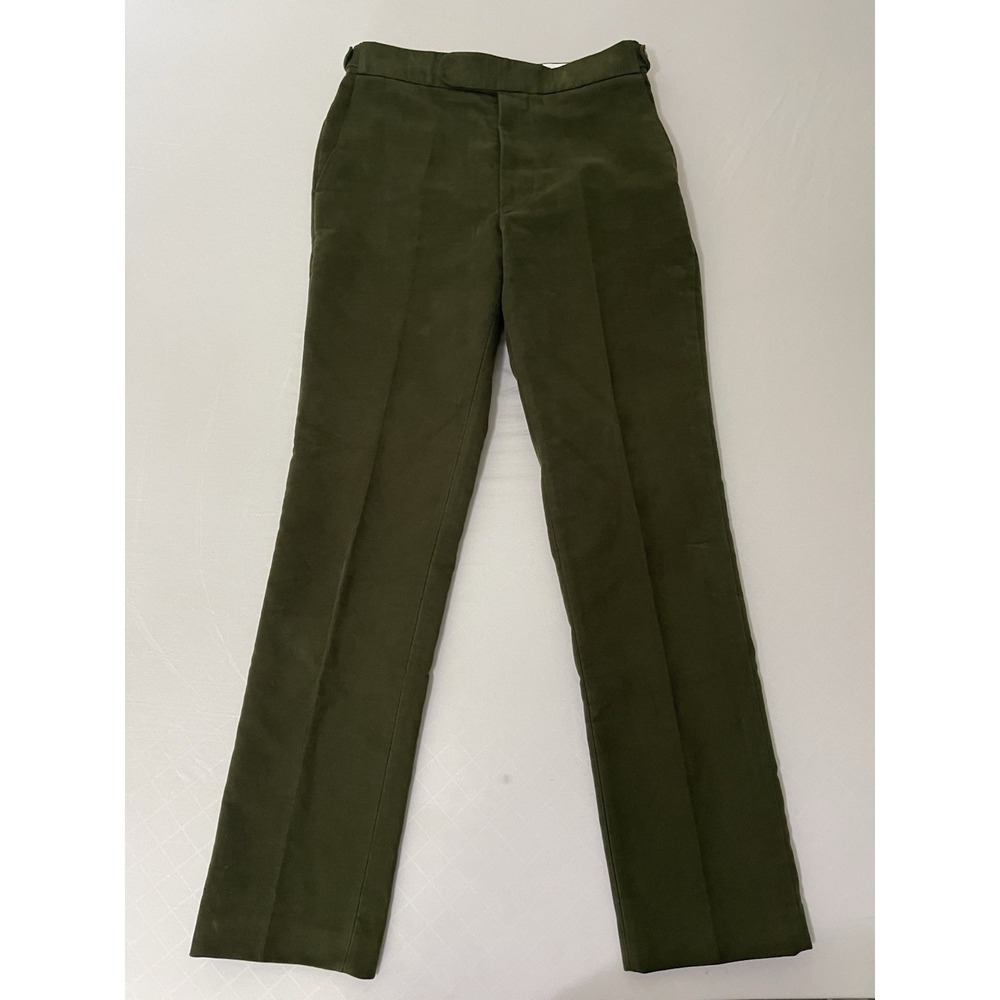 JC Cording &‎ Co LTD LOVAT GREEN MOLESKIN TROUSERS Mens Size 36 Pants